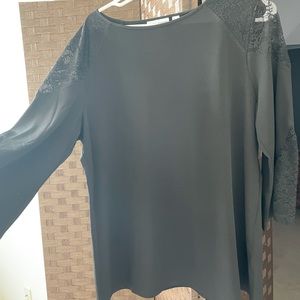 Black Sleeve Detailed Blouse